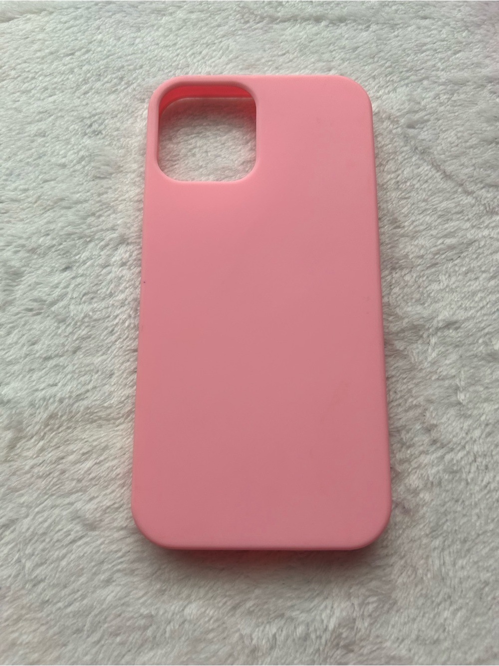 Baby Pink Silicone iPhone 12 Case